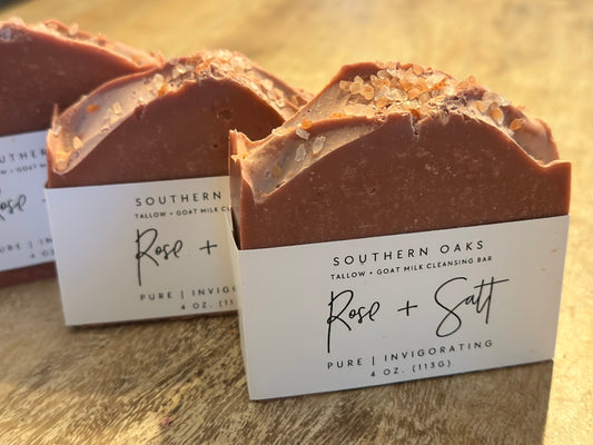 Rose + Salt Tallow + Goat Milk Bar