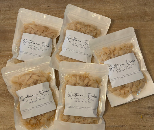 Tallow + Goat Milk Bubble Bath